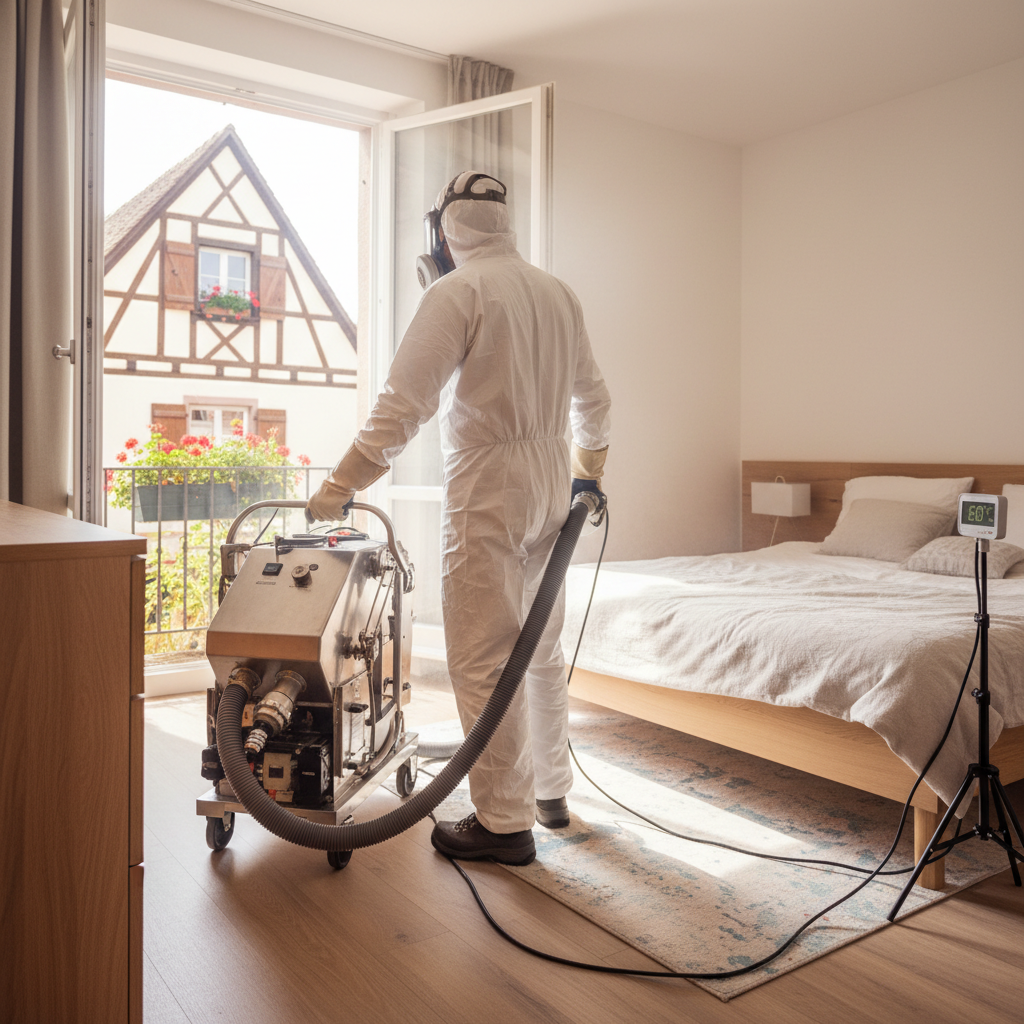Critères d’efficacité d’un traitement thermique contre les nuisibles